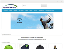 Tablet Screenshot of golfmexico.com.mx